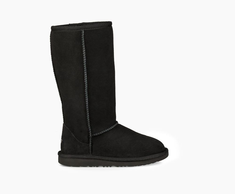 Ugg Classic Ii - Kids Tall Boots - Black - NZ (8456SEWMT)